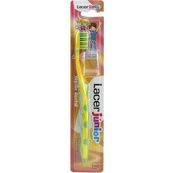 Lacer Junior Toothbrush Παιδική Οδοντόβουρτσα Κίτρινη Πράσινη