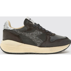 Diadora Γυναικεία Sneakers Flatforms Μαύρα