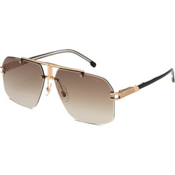 Carrera CA1054/S 2M2 Ανδρικά Γυαλιά Ηλίου Oversized Μεταλλικά Χρυσά με Καφέ Degradee Φακό
