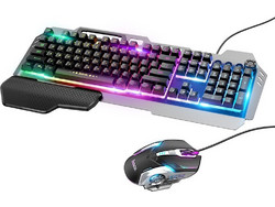 Hoco GM12 Set Σετ Gaming Πληκτρολόγιο RGB Black