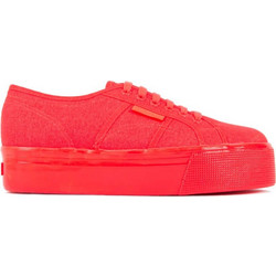Superga 2790-FLUO Γυναικεία Sneakers Flatforms Κόκκινα E45005-S00GGQ0