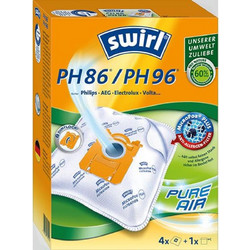Swirl PH86 Σακούλες Σκούπας 4τμχ Συμβατές με Σκούπα AEG / Electrolux / Philips