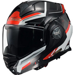 LS2 FF901 Advant Spectrum Black / White / Red Κράνος Μηχανής Crossover / Modular 1600gr