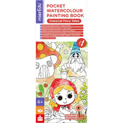 Mier Edu Pocket Watercolor Painting Book FAIRY TALES - Μίνι Βιβλίο Ζωγραφικής με Νερό FAIRY TALES Ηλικία 3+ ME244