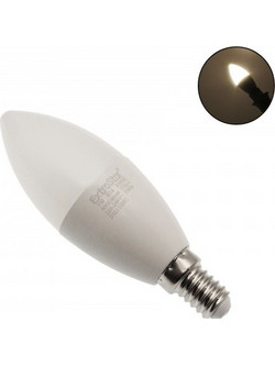 Λάμπα LED E14 7W 220V θερμό λευκό 3000K 600LM 11.2 x 3.7cm ExtraStar