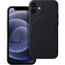 Is Tpu Silicone Mag Iphone 12 Mini Black Backcover - (SILMAGIP12MB)