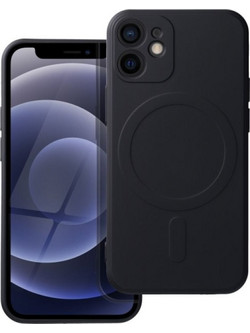 Is Tpu Silicone Mag Iphone 12 Mini Black Backcover - (SILMAGIP12MB)