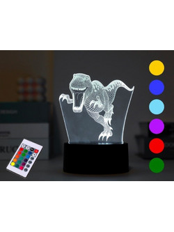 ΔΙΑΚΟΣΜΗΤΙΚΗ ΛΑΜΠΑ 3D I-TOTAL 3D LED - GIGANTOSAURUS (ΓΙΓΑΝΤΟΣΑΥΡΟΣ) 11x15,5cm XL2331
