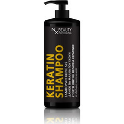 NX Beauty Professional Keratin Σαμπουάν Κερατίνης για Επανόρθωση 1lt