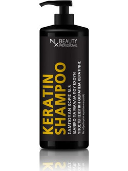 NX Beauty Professional Keratin Σαμπουάν Κερατίνης για Επανόρθωση 1lt