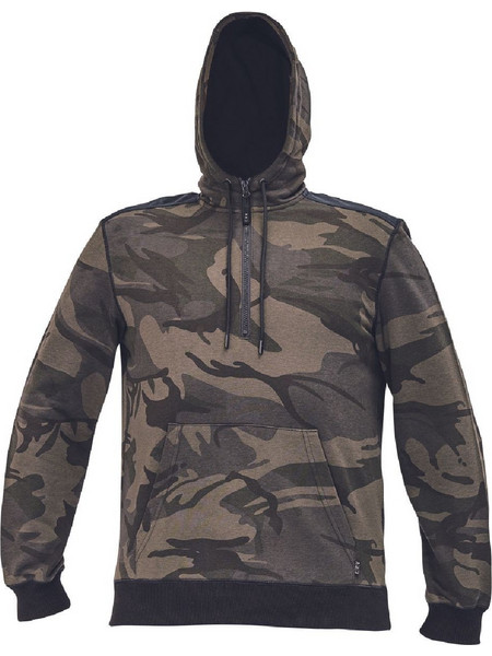 ΜΠΛΟΥΖΑ ΦΟΥΤΕΡ ΜΕ ΚΟΥΚΟΥΛΑ-HOODIE CRAMBE ΚΑΜΟΥΦΛΑΖ 340 g/m 2XL CERVA