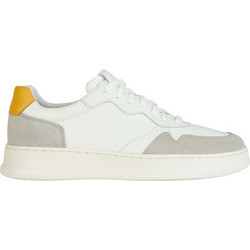 Geox Ανδρικά Sneakers Λευκά Πορτοκαλί U45GFB04322C0284