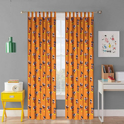 Vasilas Home Παιδική Κουρτίνα με Θηλιές 140x290 Mickey Mouse Fantasia 25 Orange