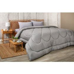WhiteEgg Πάπλωμα Μονό 160x240 ΠΑΠ100-2 Grey