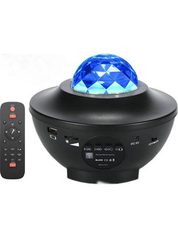 POWERMASTER PM-7388 LED Starry Sky Projector with Bluetooth Speaker