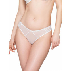 Luna Pearl Γυναικείο Sexy String με Δαντέλα Λευκό 26500