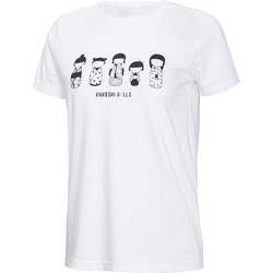BRILLE Κοντομάνικη Μπλούζα W KOKESHI DOLLS WHITE γυναίκες