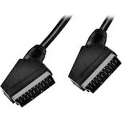 Καλώδιο Ήχου-Εικόνας Scart σε Scart 1.5m Μαύρο OEM