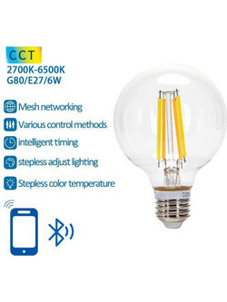 Λαμπτήρας FILAMENT LED CCT G80 Aigostar 30653 - Aigostar