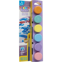 ΣΕΤ ΤΕΜΠΕΡΕΣ CARIOCA 6 ΧΡΩΜΑΤΑ PASTEL 25 ML 40485