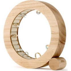 Μπιζουτιέρα Ξύλινη FERRIS Φυσικό Ξύλο 4x19x19cm