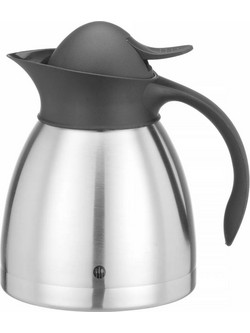 Κανάτα Θερμός Inox με Πλαστικό Καπάκι 1.5lt Μαύρο