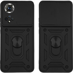 Sonique Ring Armor CamPro Θήκη Honor 50 5G / Nova 9 Μαύρο