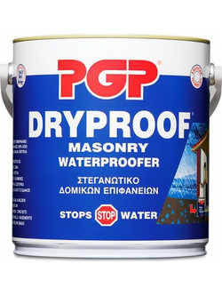 PGP Dryproof Masonry Waterproofer Τσιμεντοειδές Κονίαμα Διαλύτου Γκρι 1kg