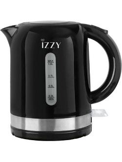 Izzy Comfort IZ-3013 Ανοξείδωτος Βραστήρας 1lt 1500W Μαύρος