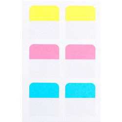 DELI ΣΕΛΙΔΟΔΕΙΚΤΕΣ FILM 6x8 ΦΥΛΛΑ 25x28mm STICK UP ΑΣΣΟΡΤΙ ΒΙΤΡΙΝΑ 24τεμάχια