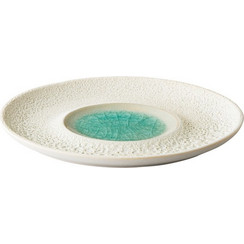 Πιάτο gourmet πορσελάνης φ28cm φ14cm εσωτερικά Studio Raw Σετ 6 c477153