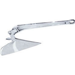 Άγκυρα άροτρο,τύπου CQR, Inox 316, 9kg (92273)