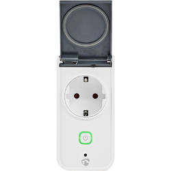 NEDIS Wi-Fi Smart Plug Έξυπνη Πρίζα Εξωτερικού Χώρου με μετρητή κατανάλωσης ενέργειας