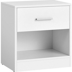 Ξύλινο Κομοδίνο με 1 Συρτάρι και 1 Ράφι 28 x 39 x 41 cm VASAGLE LET619T14