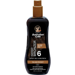 Australian Gold Instant Bronzer Gel Αντηλιακό Spray Σώματος Spf6 237ml