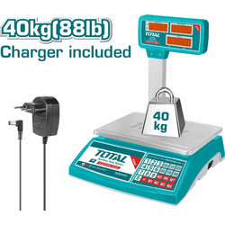 TOTAL ΗΛΕΚΤΡΟΝΙΚΗ ΖΥΓΑΡΙΑ 40Kg (TESA3402)