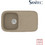 Sanitec Classic 315 Ένθετος Νεροχύτης Γρανίτη Αντιστρεφόμενος Ματ Granite Taupe 82x50cm