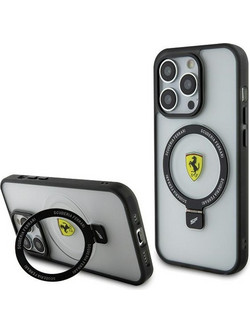 Ferrari Ring Stand 2023 Collection MagSafe - θήκη για Apple iPhone 15 Pro - Διάφανο