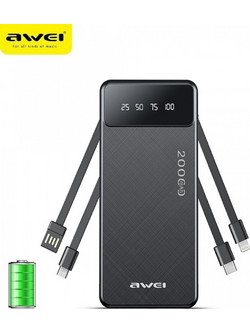 Awei P132K Power Bank 20000mAh Black