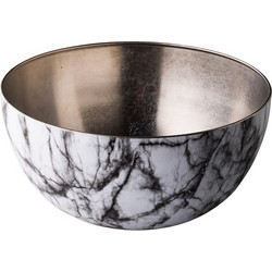 Μπωλ INOX μάρμαρο φ30xΥ15cm 8000ml Stylepoint c478292