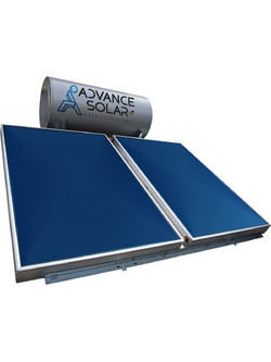 Advance Solar Evo Ηλιακός Θερμοσίφωνας 160lt 3m² Glass Τριπλής Ενέργειας
