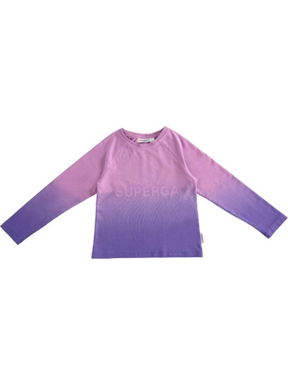 Superga Παιδικό T-Shirt Μακρυμάνικο Λιλά W5137-8363