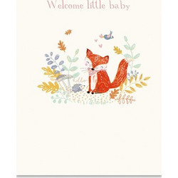 Chic Mic Ευχετήρια Κάρτα Γέννησης Welcome Little Baby 17x12cm