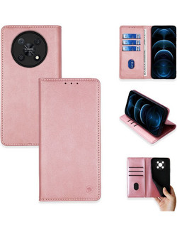 Sonique Vintage Magnet Wallet Book Pink Gold (Huawei Nova Y90)