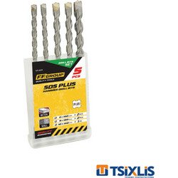 Σετ Τρυπάνια SDS-PLUS 5τμχ F.F. GROUP - (43405)