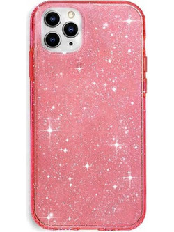 Back Cover Θήκη Σιλικόνης Glitter για iPhone 11 Pro Κόκκινο