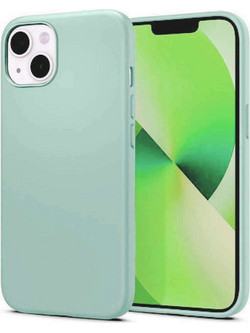 Θήκη Rubber Ενισχυμένης Σιλικόνης για iPhone 13 Τιρκουάζ
