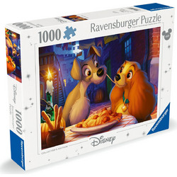 Puzzle Ravensburger Disney Collectors Edition Lady and The Tramp 1000 Κομμάτια