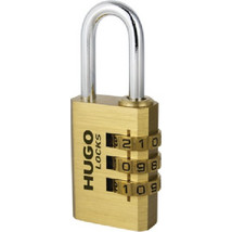 Hugo Locks PB20 Ατσάλινο Λουκέτο Πέταλο Συνδυασμού 20mm (60300)
