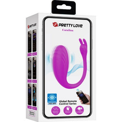 Pretty Love Catalina Massager Διπλός Δονητής για Ζευγάρια με App Control Μωβ